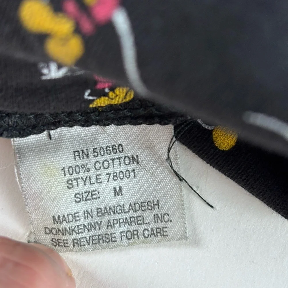 Vintage Disney Mickey & Co. Mickey Mouse All Over‎ Print Turtleneck Medium